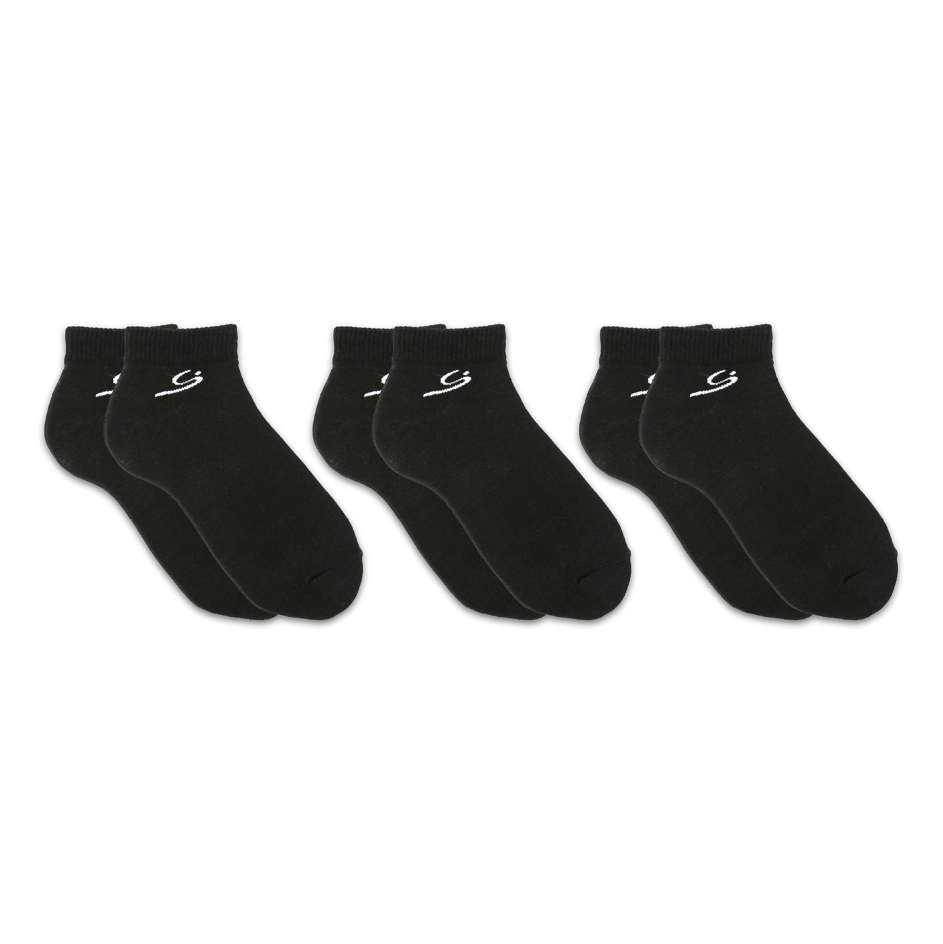 Men's Low Cut Ankle Socks – 3 Pairs (Color Select)