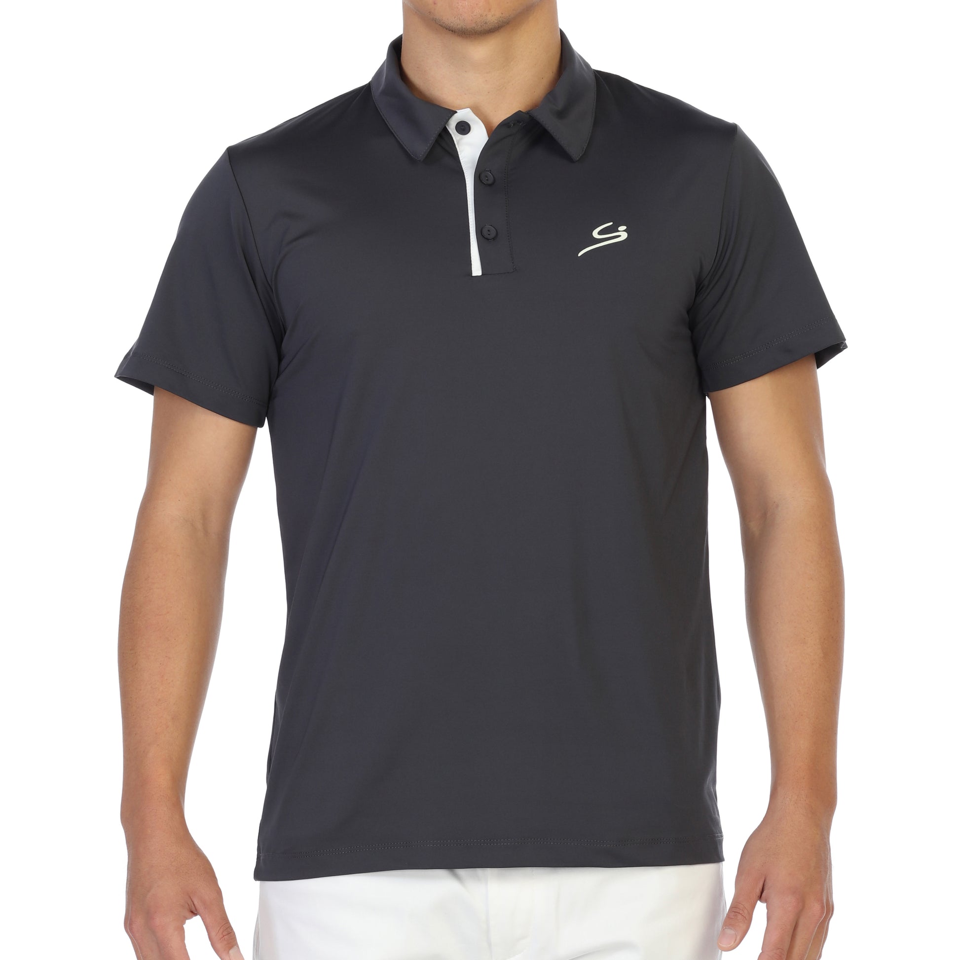 Athletic Polo Shirt – Charcoal
