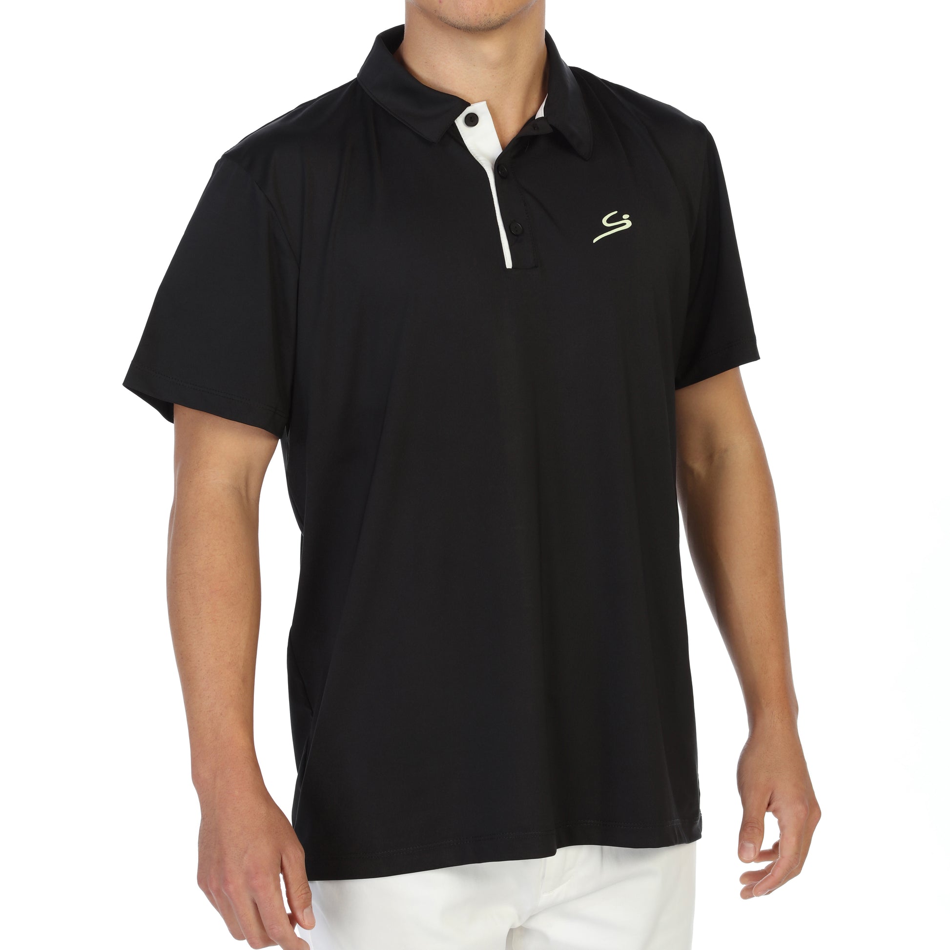 Athletic Polo Shirt – Black