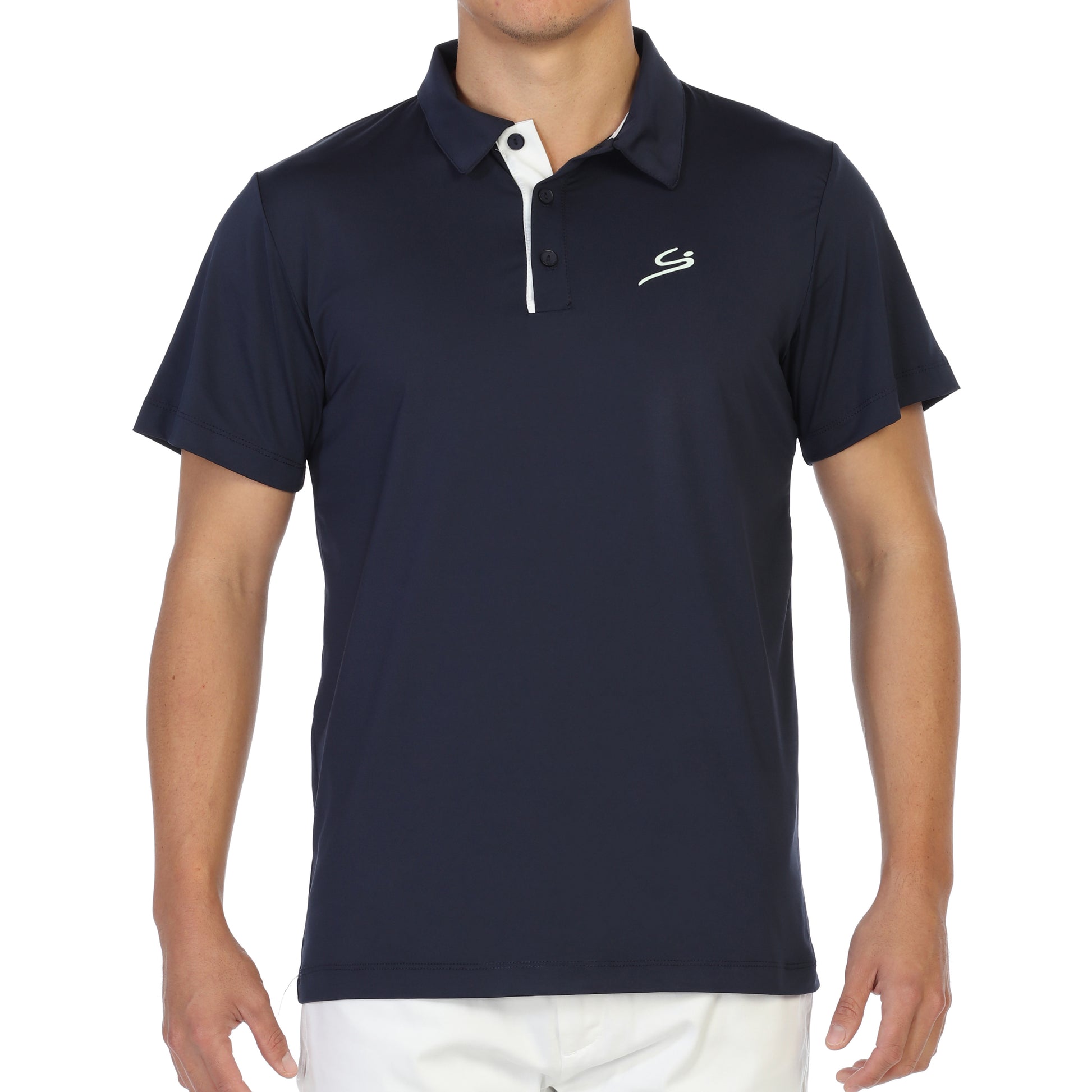 Athletic Polo Shirt – Navy