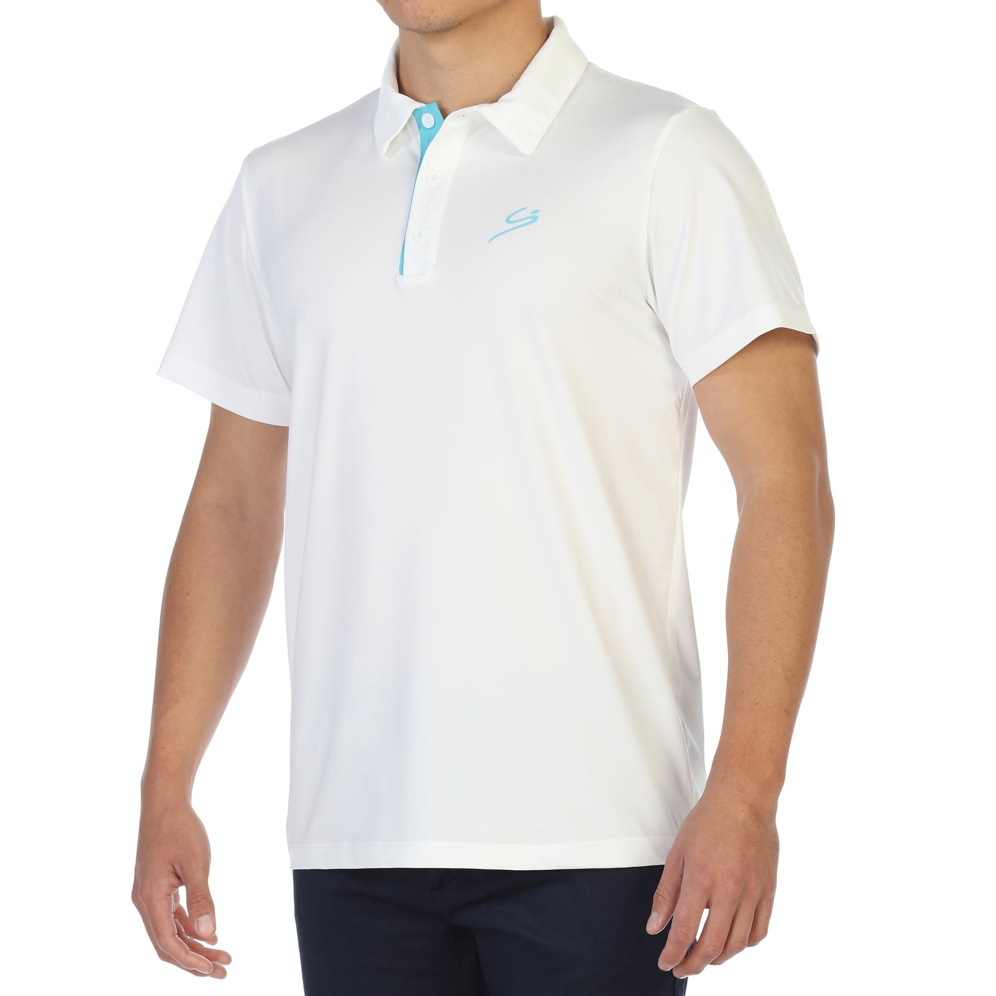 Athletic Polo Shirt – White