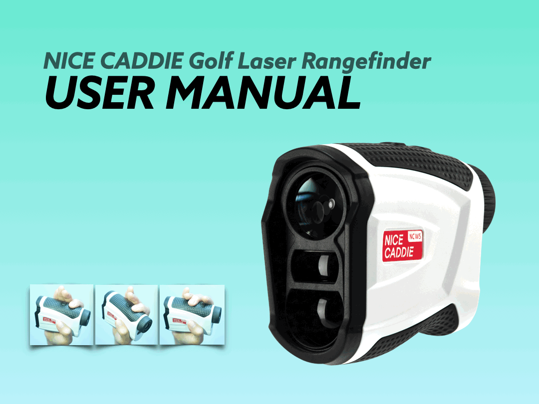 Golf Laser Rangefinder White