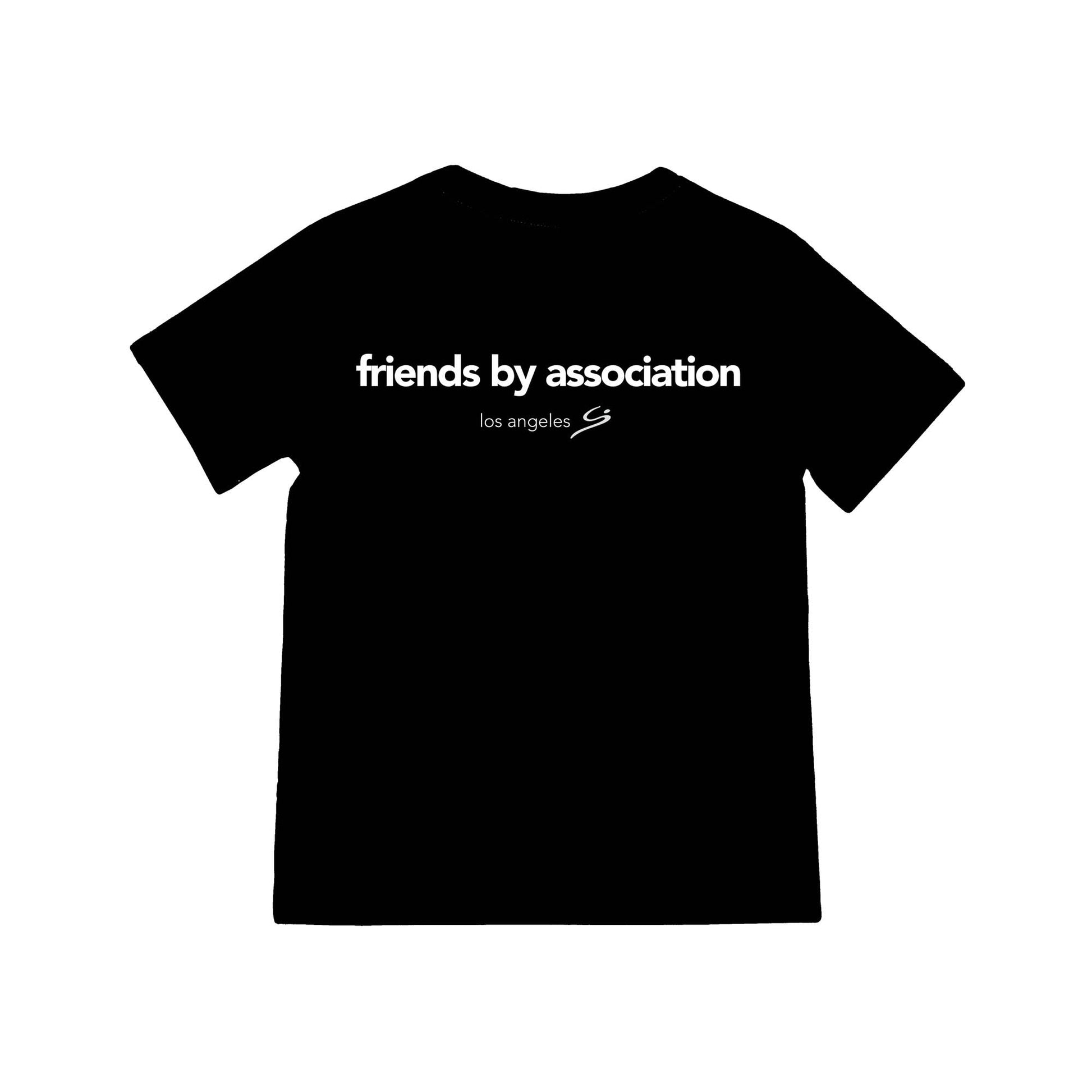 Friends by Association Logo Tee - Black