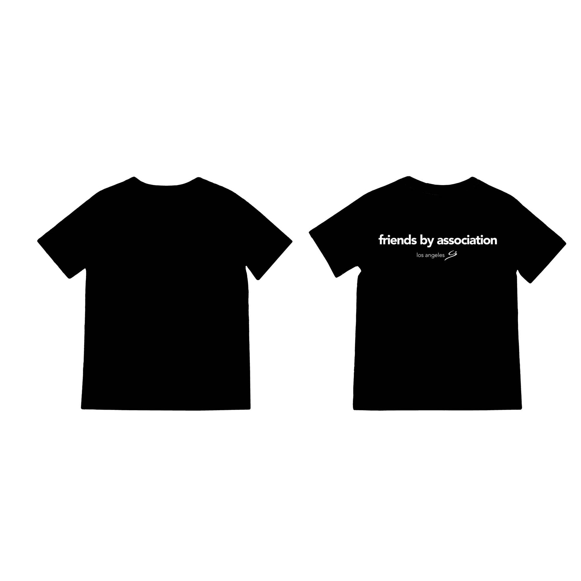 Friends by Association Logo Tee - Black