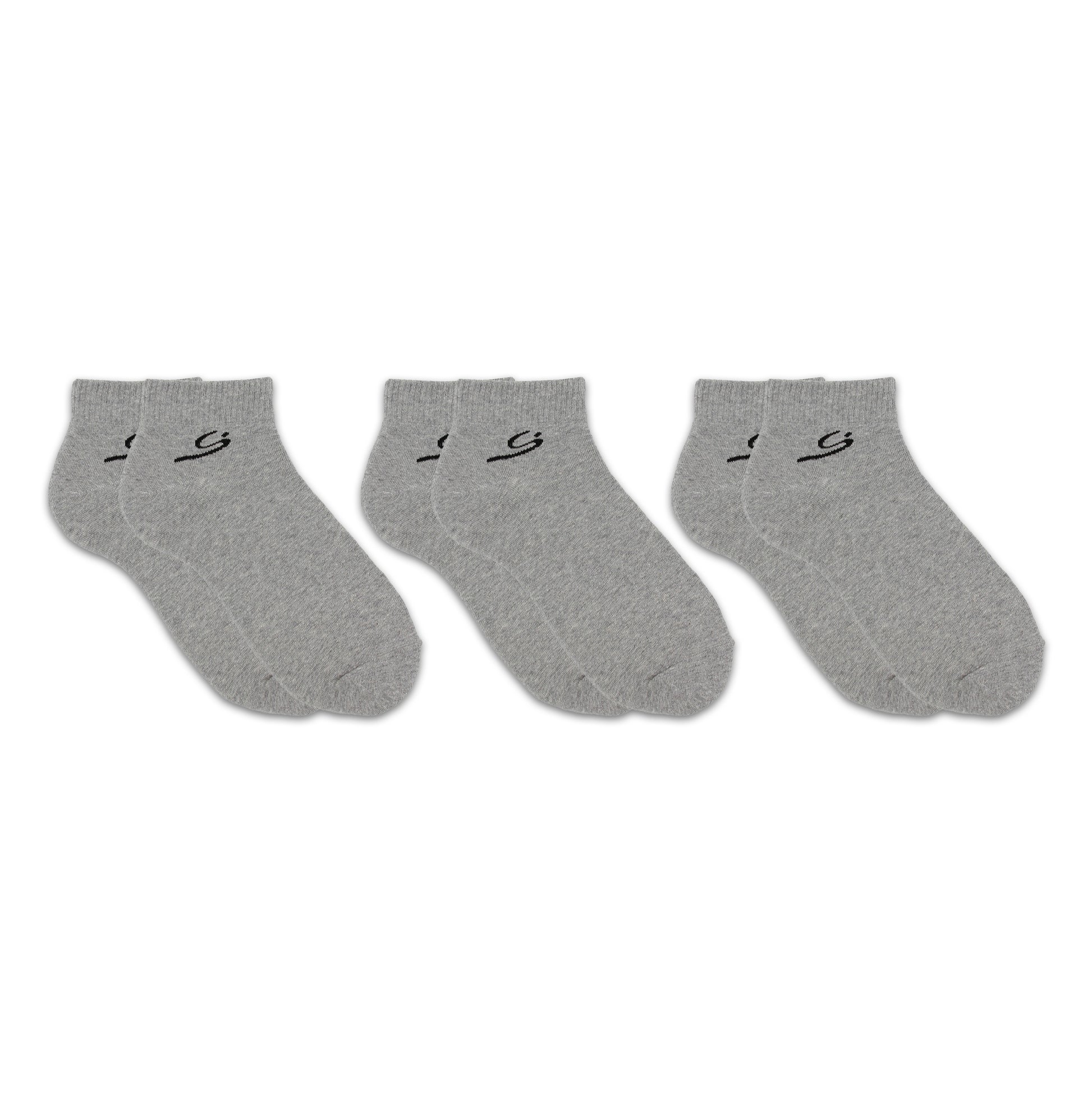 Men's Low Cut Ankle Socks – 3 Pairs (Color Select)