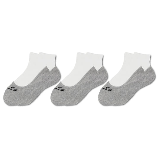 Unisex Everyday Ankle Sock 3-Pack - Black/Grey/White