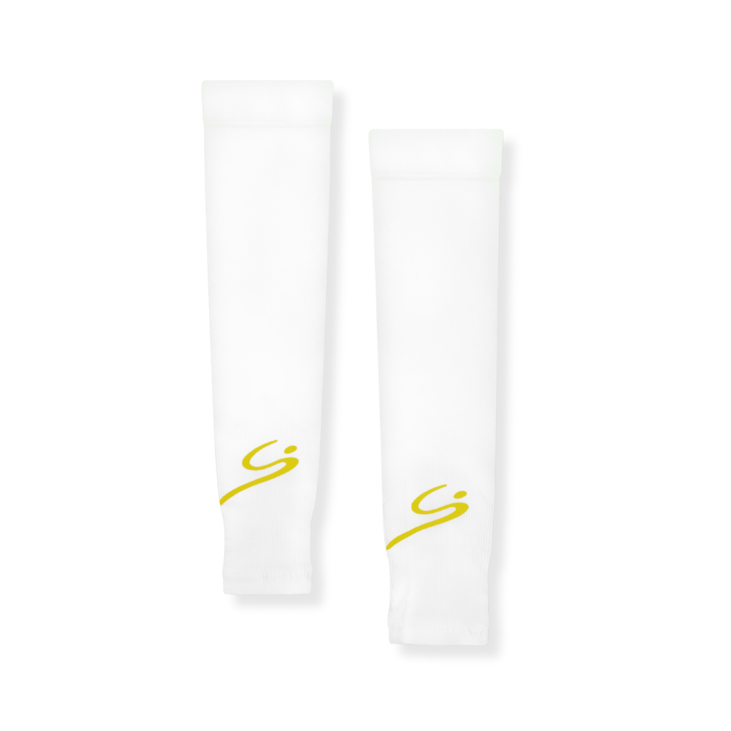 Sun Protection Arm Sleeves – White