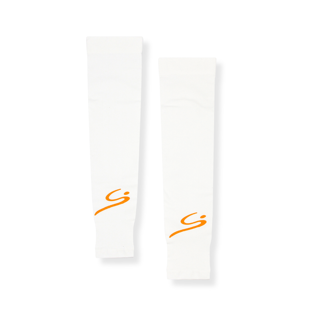 Sun Protection Arm Sleeves – White