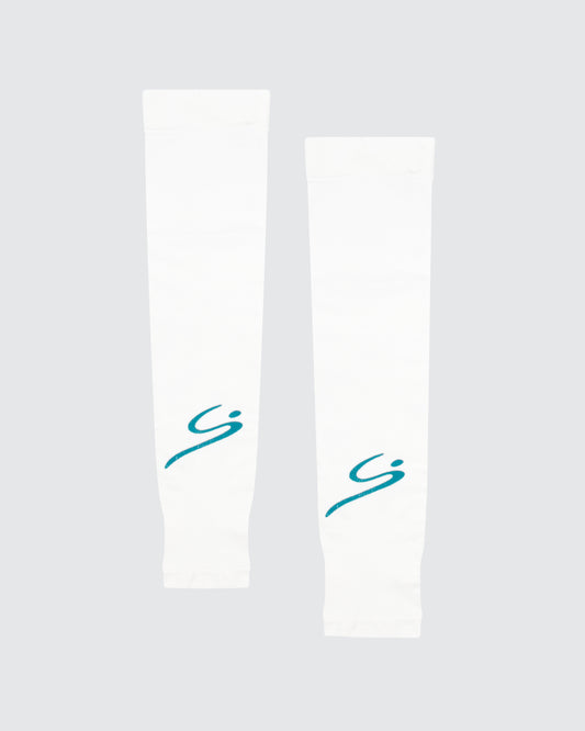 Sun Sleeves - White/Teal