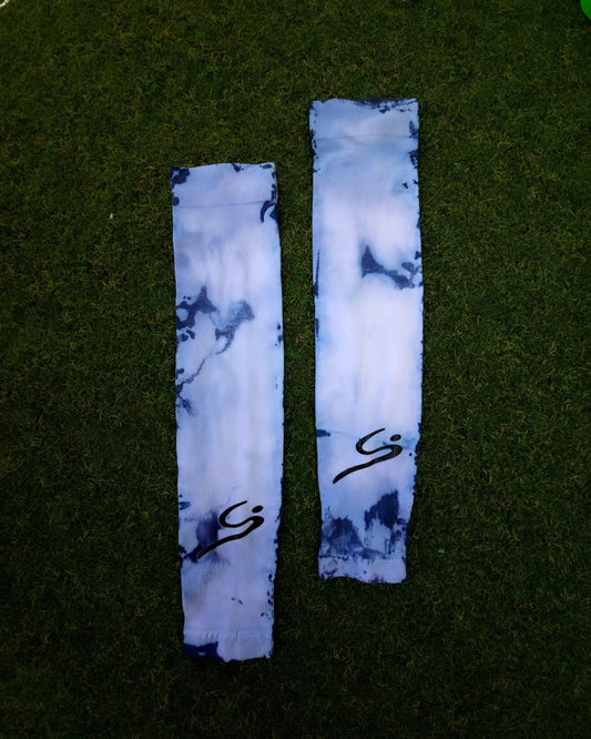 Crazy navy tie dye sun sleeves