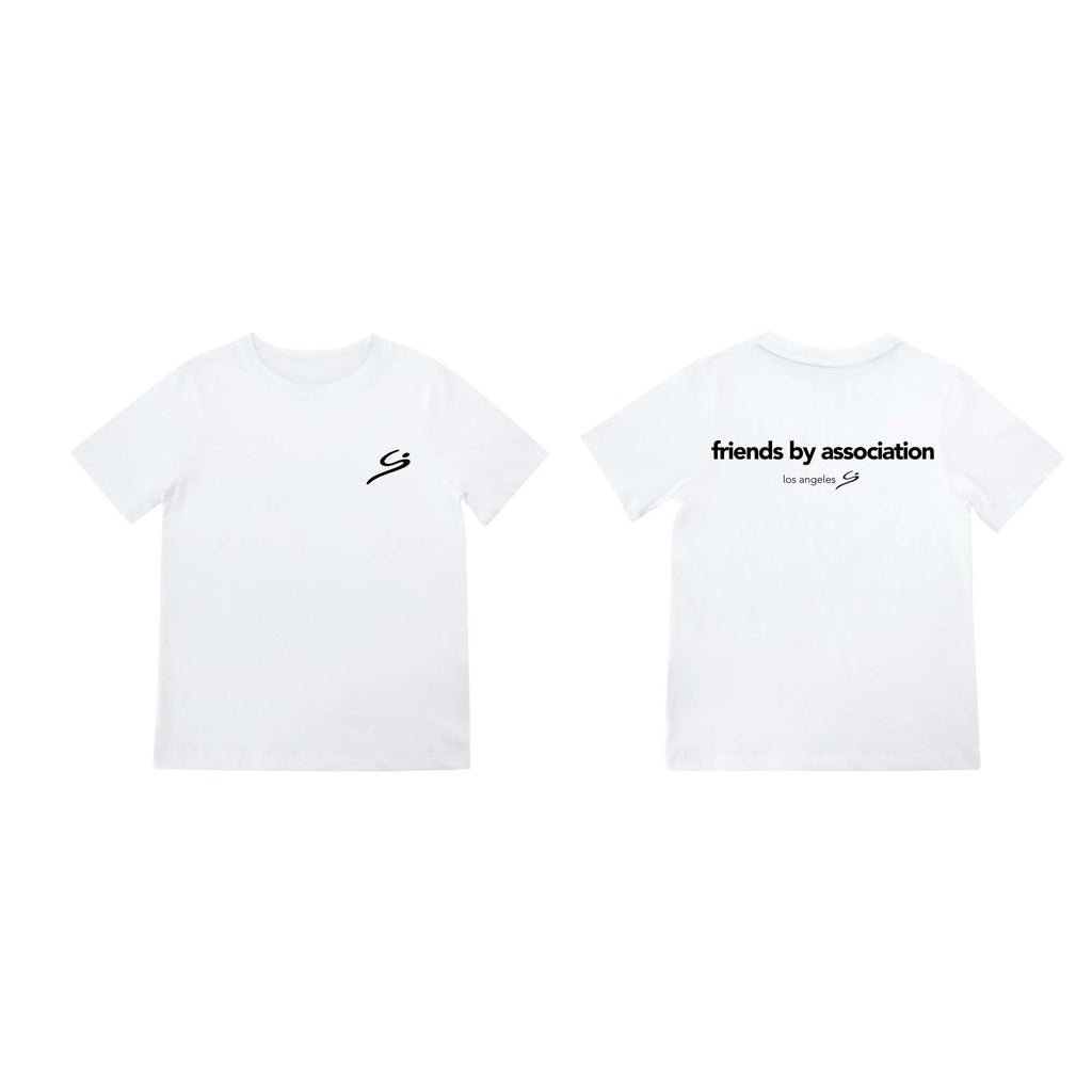 Friends by Association Logo Tee - White