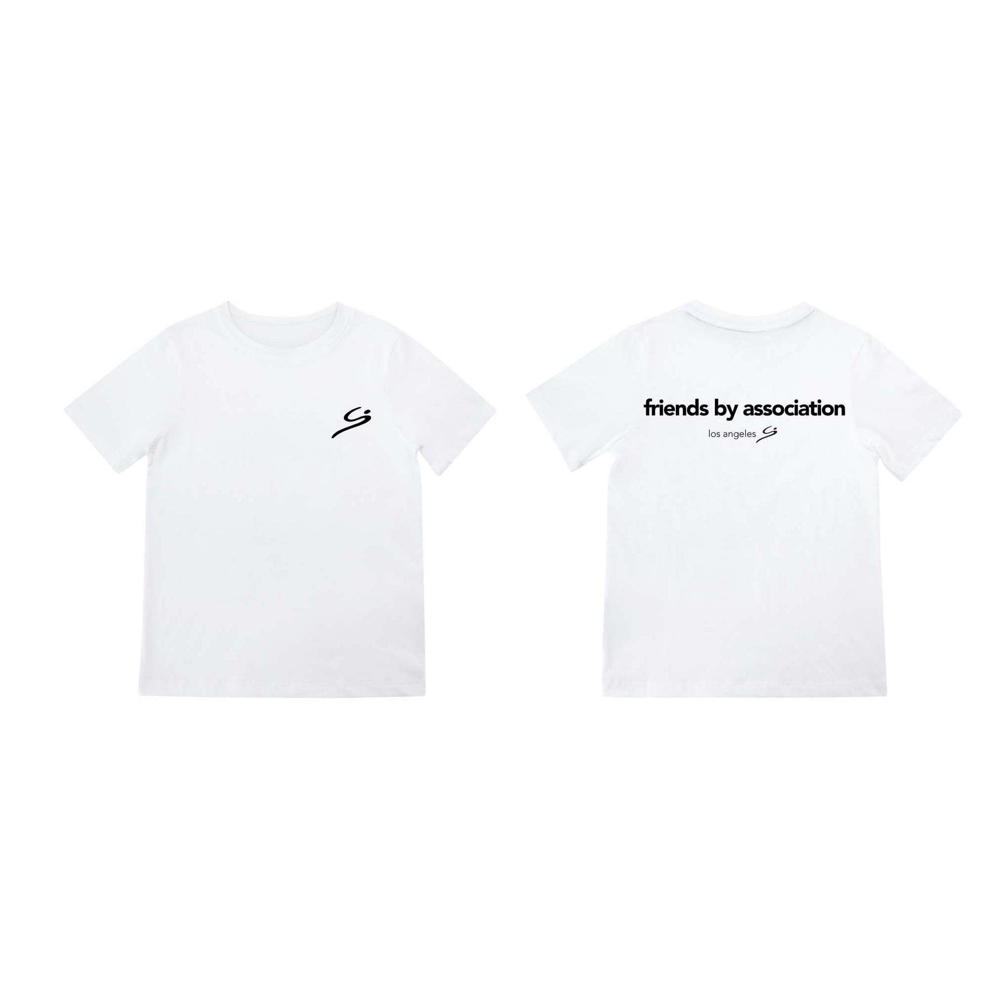 Friends by Association Logo Tee - White