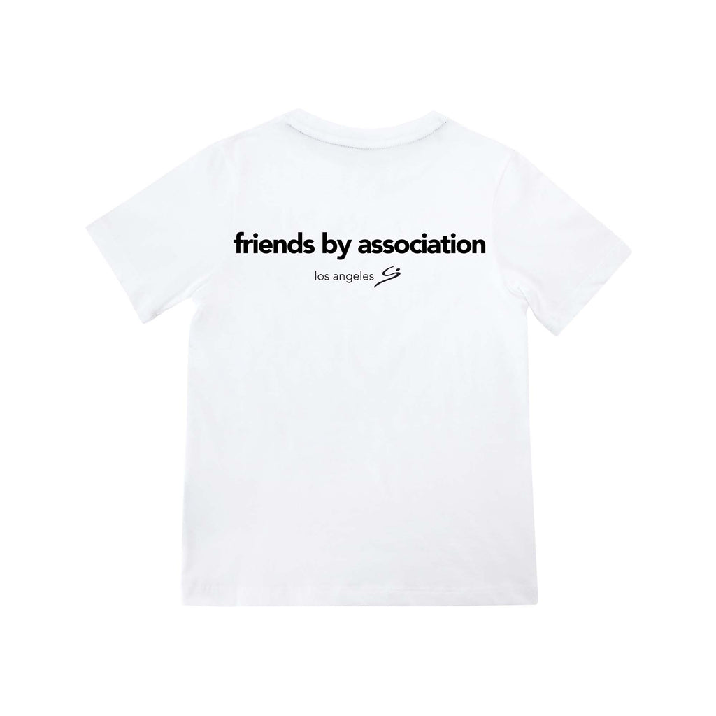 Friends by Association Logo Tee - White
