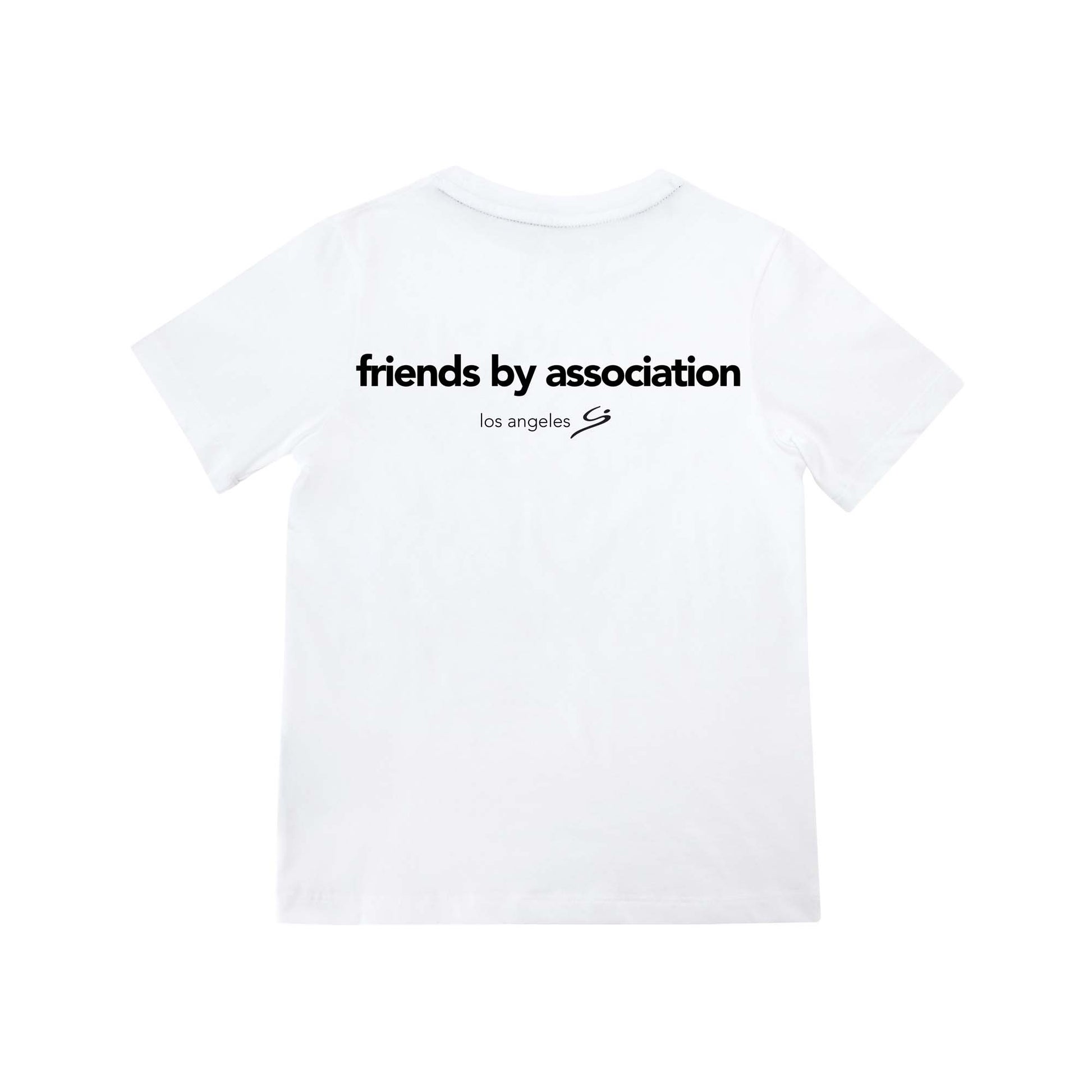 Friends by Association Logo Tee - White