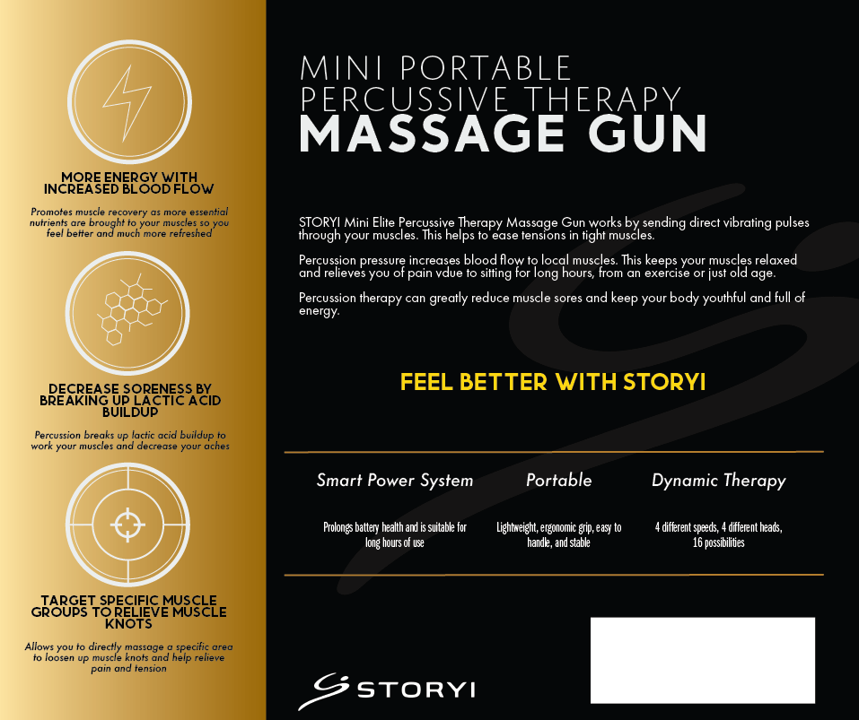 Percussive Therapy Massage Gun