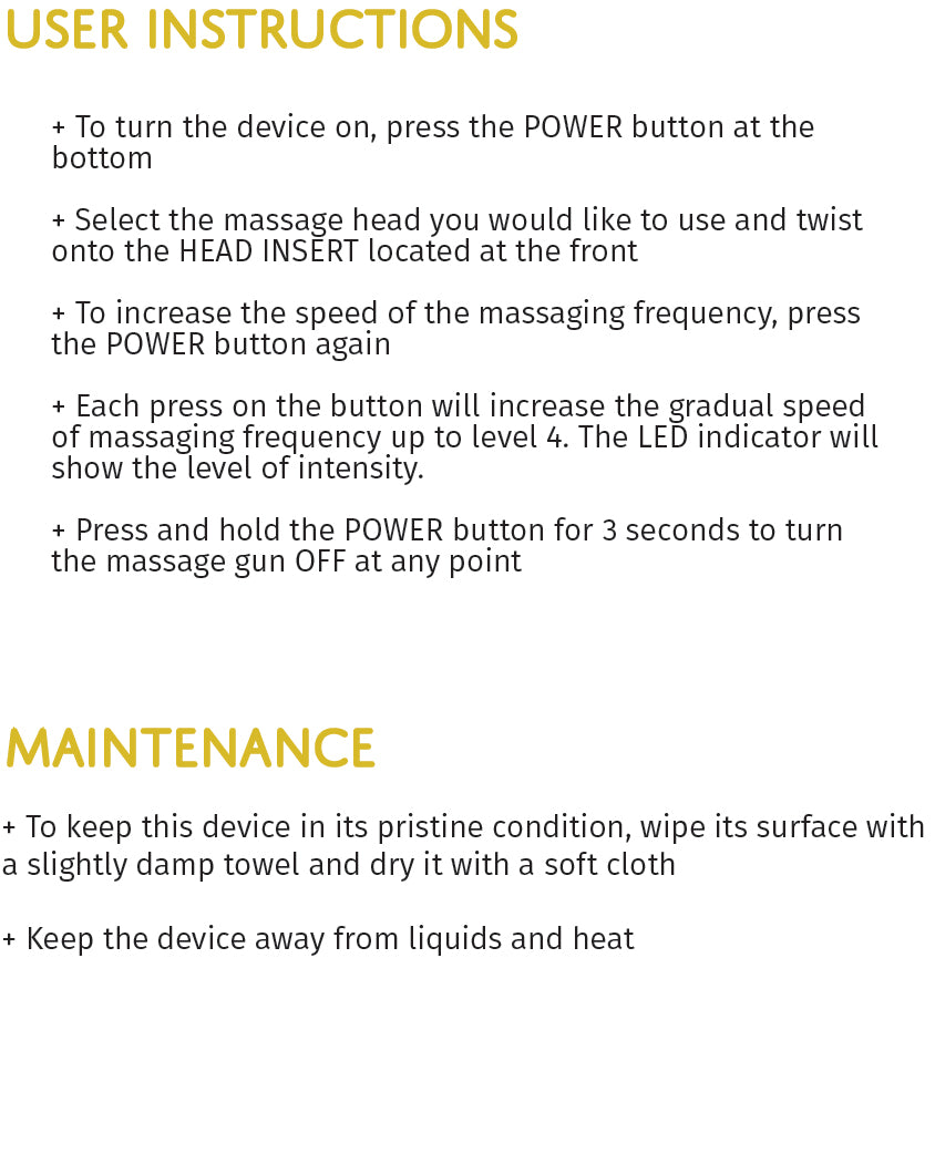 Percussive Therapy Massage Gun