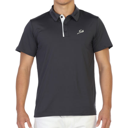 Athletic Polo Shirt Charcoal