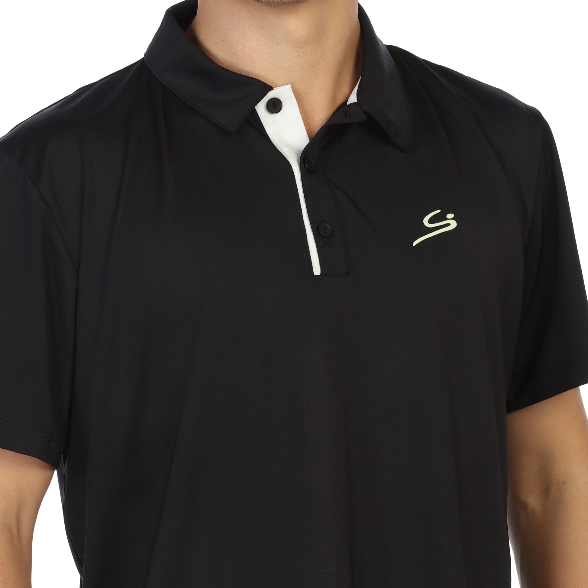 Athletic Polo Shirt – Black