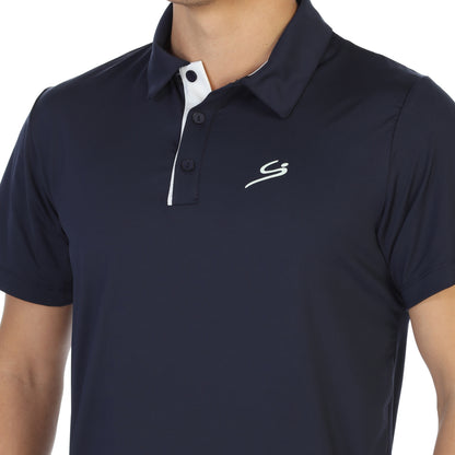 Athletic Polo Shirt Navy