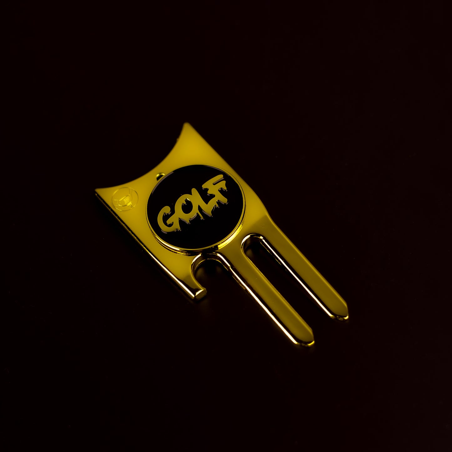 Divot Repair Tool Drip Golf Gold
