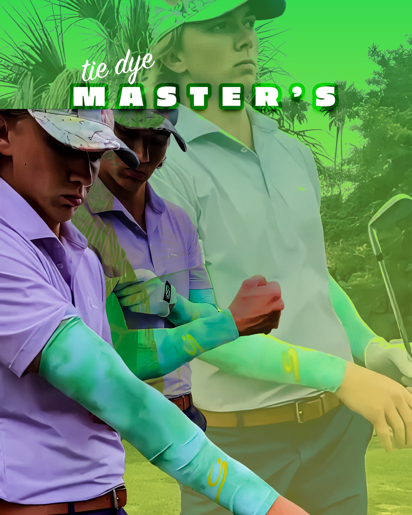 Tie Dye Sun Sleeves Master's Green